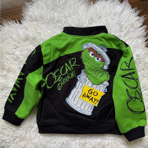 Green and Black Sesame Street Jacket - Picture 5 of 9